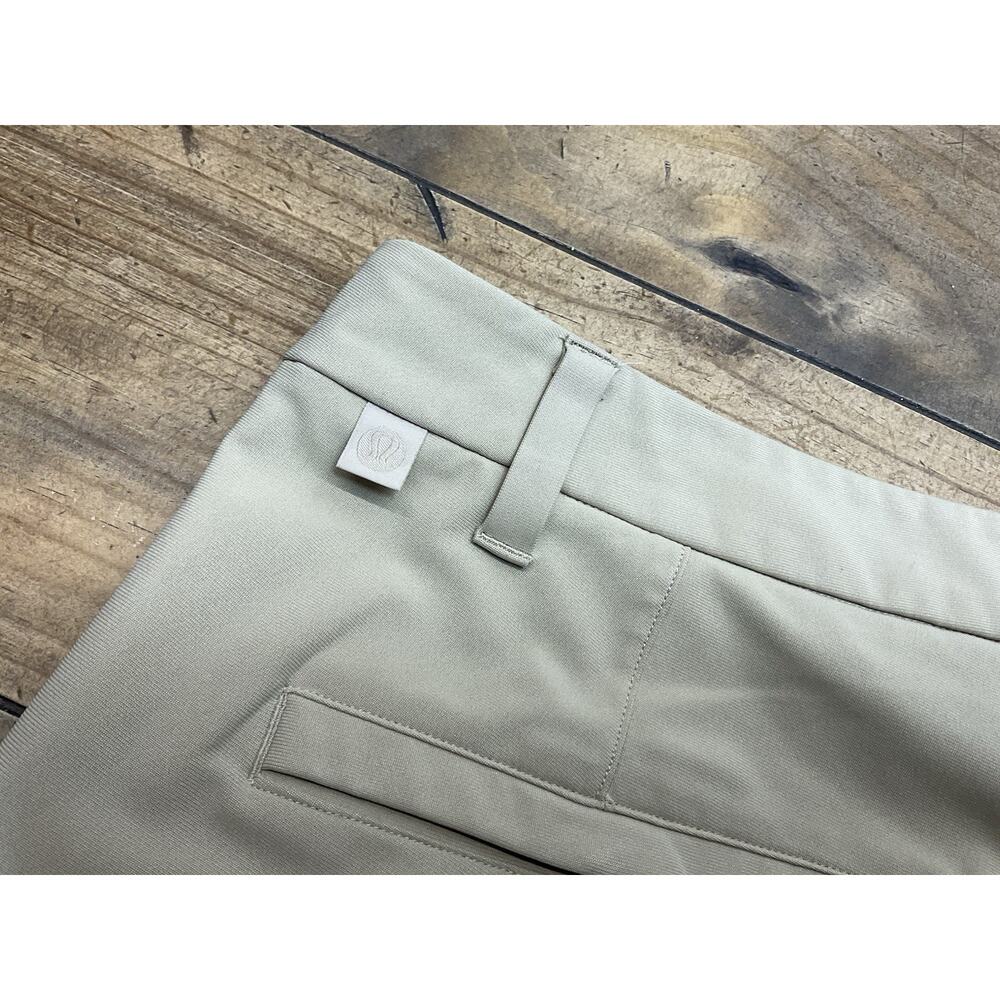 Lululemon Commission Pants Mens 34x32 Beige Performance Stretch Casual LM5AEXS - Picture 7 of 10